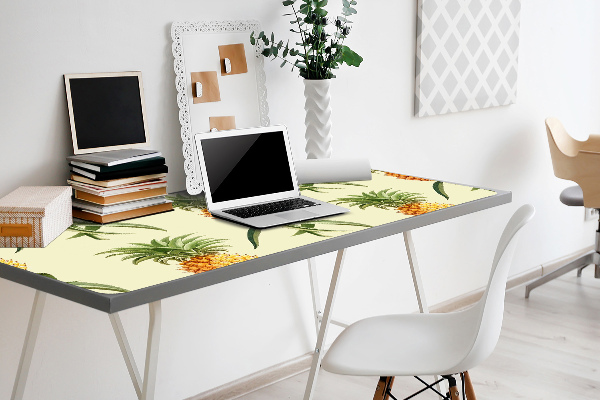 Large desk pad PVC protector pineapple pattern
