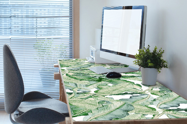 Full desk protector banana leaves
