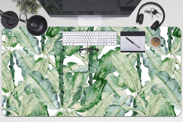Full desk protector banana leaves