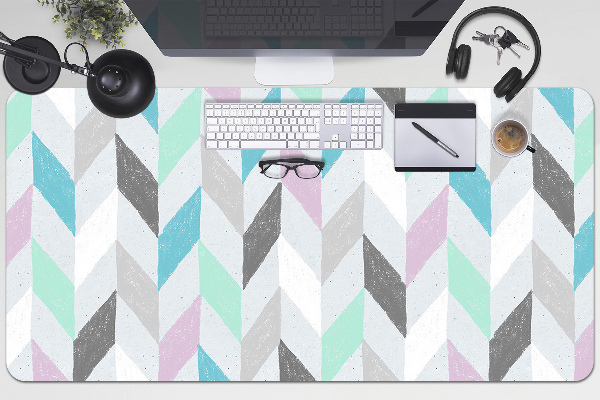 Full desk pad Herringbone fabric