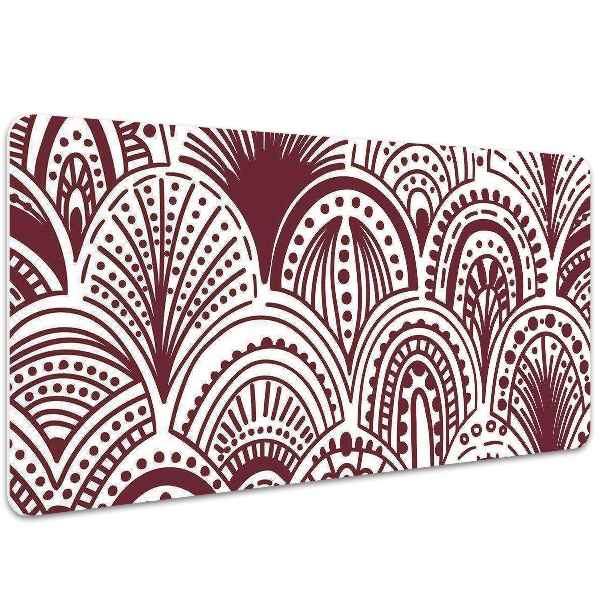 Large desk mat table protector Hindu pattern