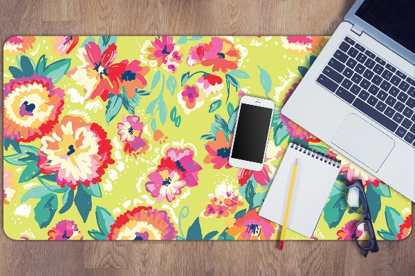 Full desk mat flower Garden