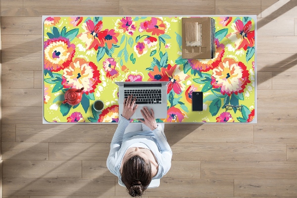 Full desk mat flower Garden