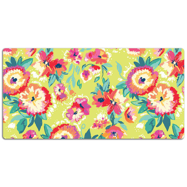 Full desk mat flower Garden