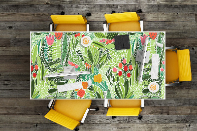 Large desk mat for children Wild meadow