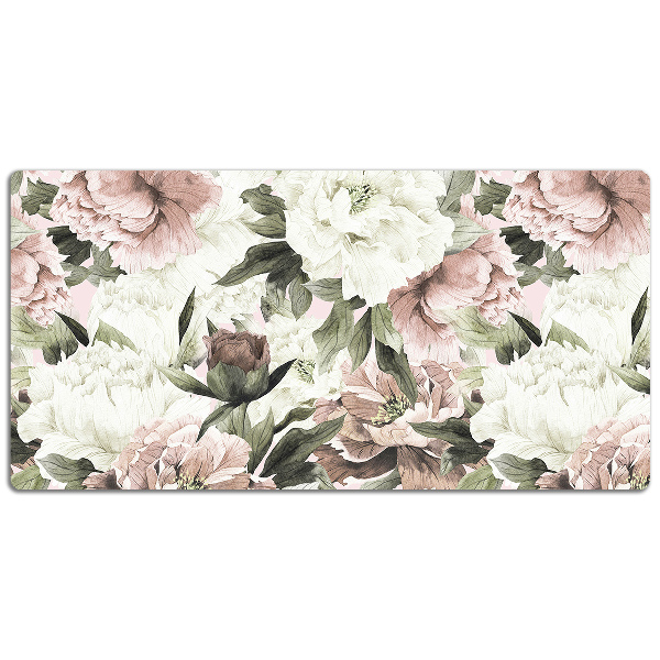 Desk mat Vintage bouquet of roses