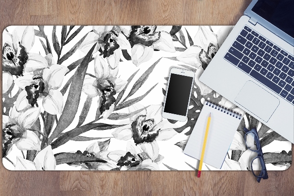 Desk pad Leaves and flowers