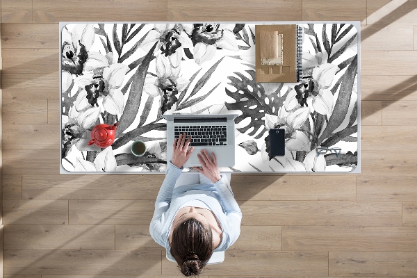 Desk pad Leaves and flowers