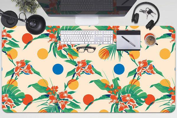 Large desk mat table protector Sunset