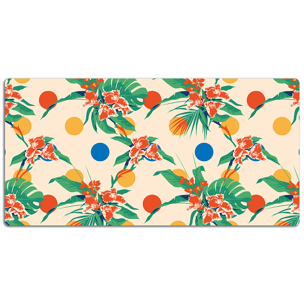 Large desk mat table protector Sunset