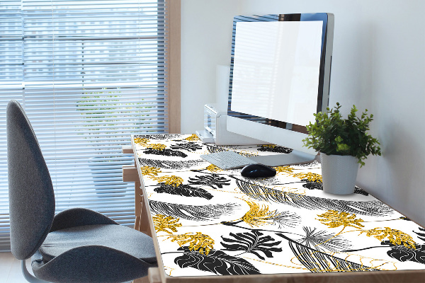 Full desk protector tropical Gold