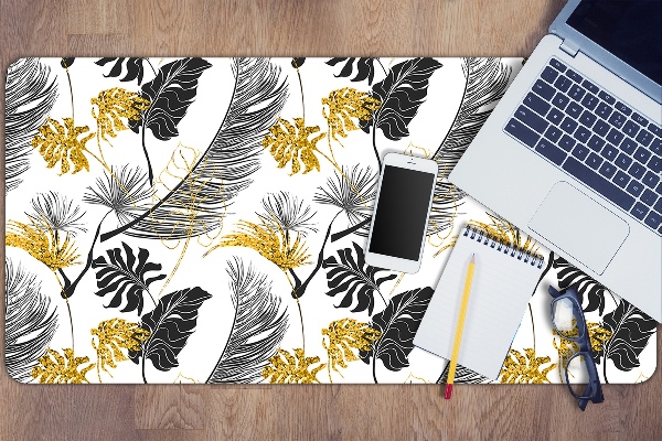 Full desk protector tropical Gold