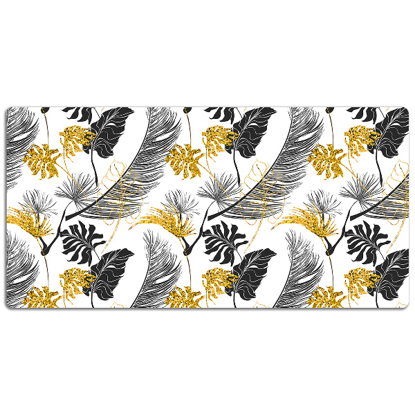 Full desk protector tropical Gold