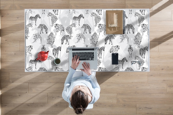 Desk pad Tigers and zebras