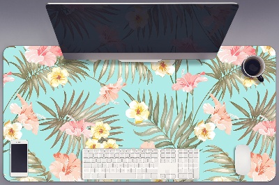 Full desk protector pastel flowers