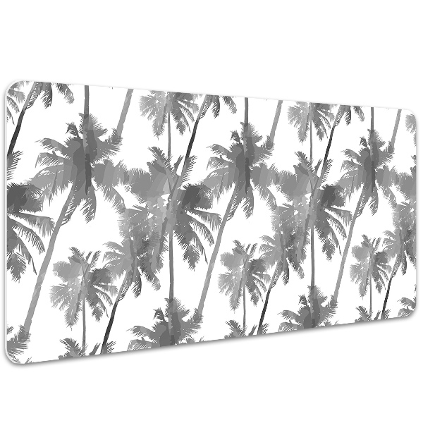 Large desk mat for children gray palm