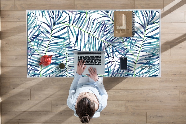 Full desk pad exotic leaves