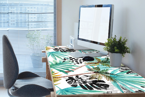 Full desk mat Palm trees and leaves