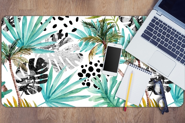 Full desk mat Palm trees and leaves