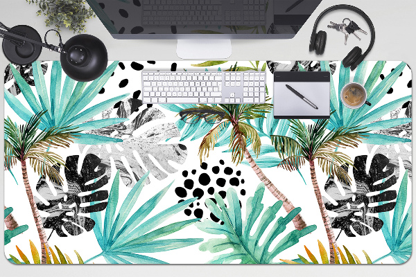 Full desk mat Palm trees and leaves