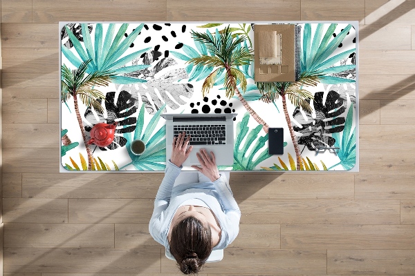 Full desk mat Palm trees and leaves