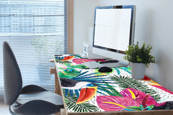 Large desk mat for children toucans