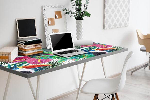 Large desk mat for children toucans