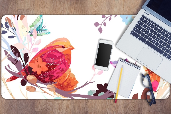 Desk pad Birds on a branch