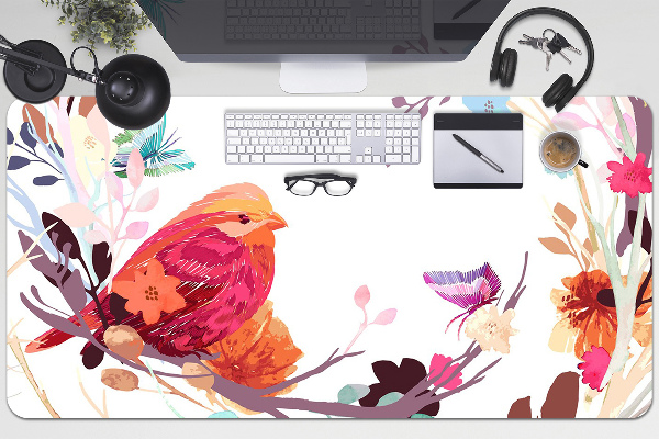 Desk pad Birds on a branch