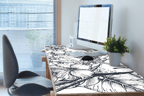 Full desk mat drawn birds
