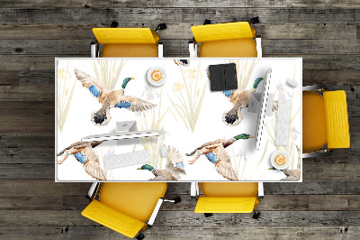 Large desk mat for children ducks