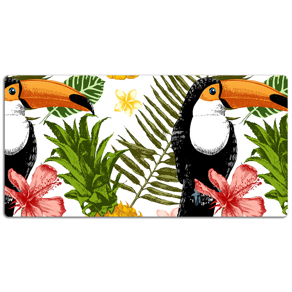Full desk mat Toucan and Pineapple