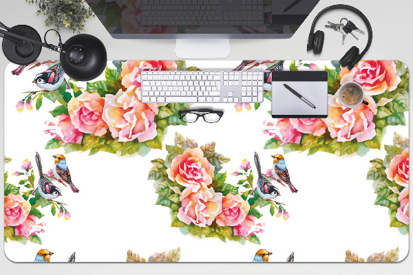 Desk pad Birds on a branch