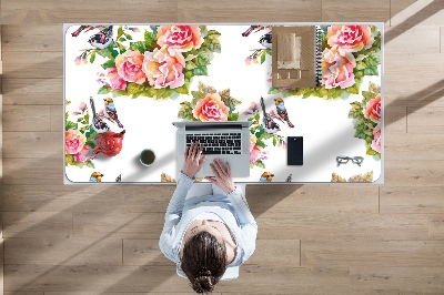 Desk pad Birds on a branch