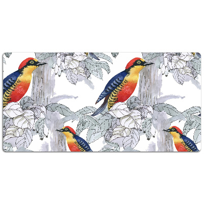 Full desk mat painted birds