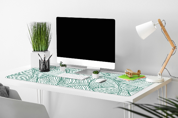 Large desk pad PVC protector Water leaves
