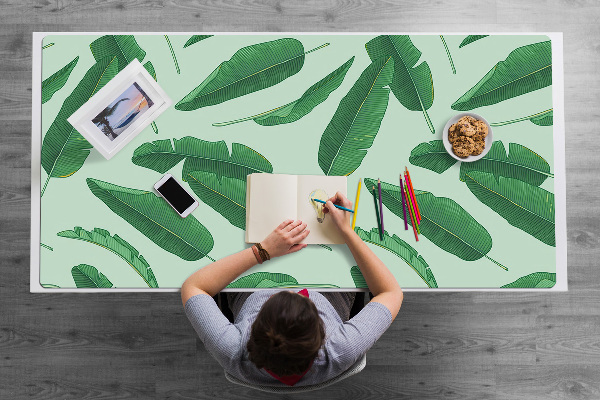 Full desk protector banana leaves