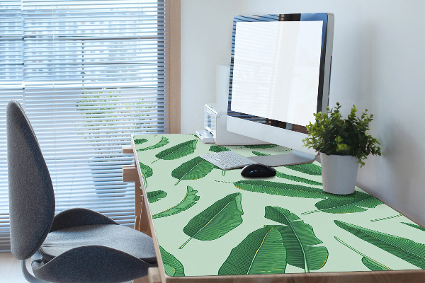 Full desk protector banana leaves