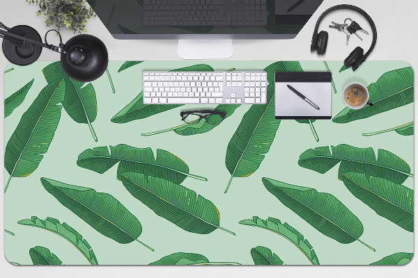 Full desk protector banana leaves