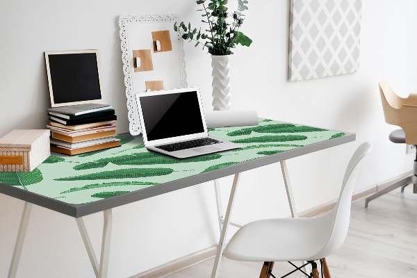 Full desk protector banana leaves