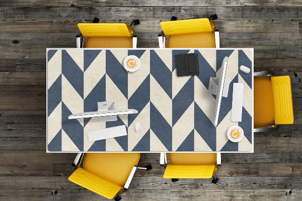 Large desk mat table protector gray vectors