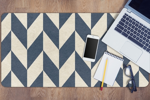 Large desk mat table protector gray vectors