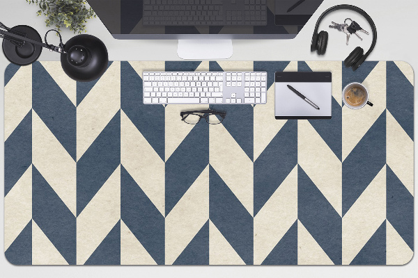 Large desk mat table protector gray vectors