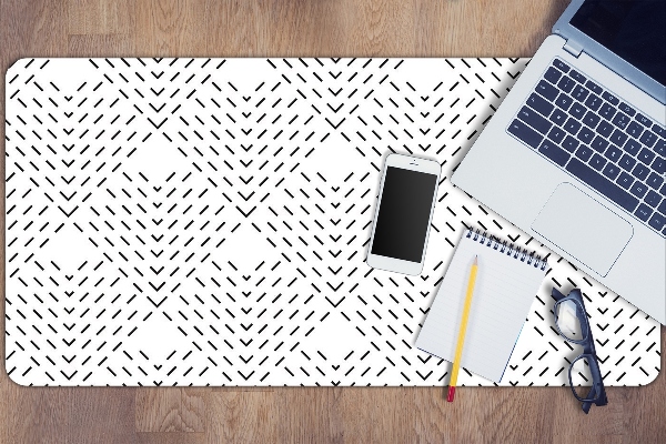 Full desk pad geometric pattern