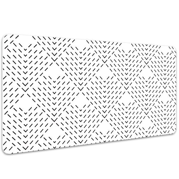 Full desk pad geometric pattern