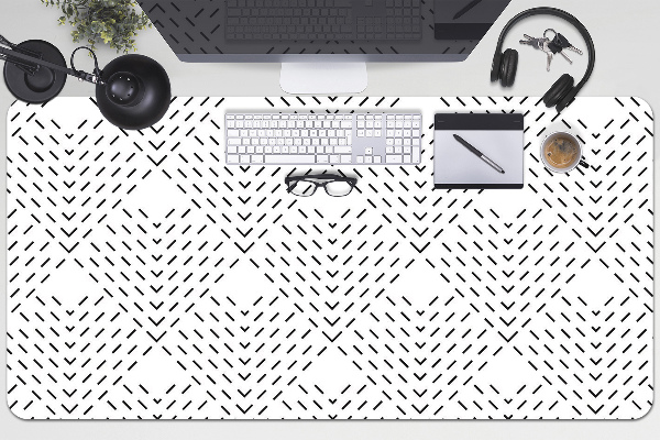 Full desk pad geometric pattern