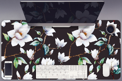 Desk pad painted flowers