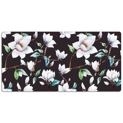 Desk pad painted flowers