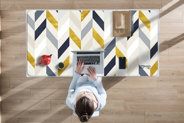 Full desk protector colorful vectors