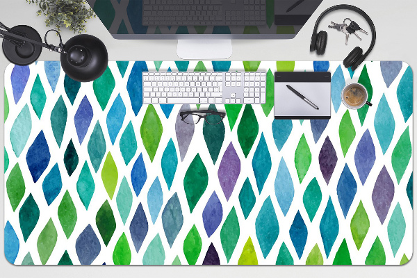 Full desk mat colorful patterns